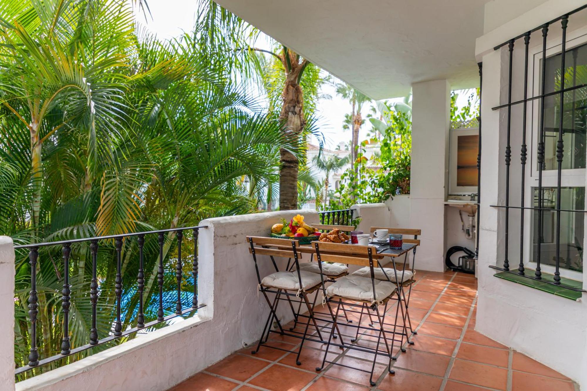 Ab Properties - Design Penthouse Marbella - Puerto Banus - Golden Mile - Pool And Tropical Garden View Bagian luar foto